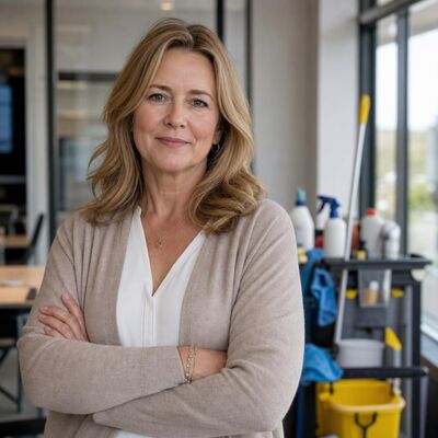 Illustrative portrait: The cleaning-business community leader