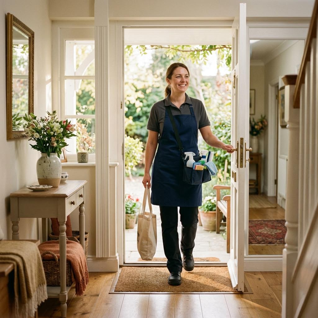 House cleaning professional